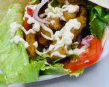 A picture of step 3 of Tacos wrap.