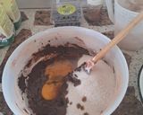 Foto del paso 2 de la receta: Bizchuelo de chocolate y arándanos
