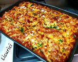 Pas rețetă Lasagne cu broccoli și sos roșu 3 fotografie