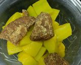 A picture of step 2 of Pumpkin Gulgule /Sweet Pumpkin fritters.