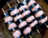 عکس مرحله 3 از دستور کباب سیخی تابه ای،با گوشت چرخ کرده و بادمجان