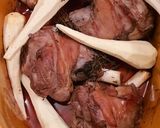 Une image de l'étape 5 de Souris d'Agneau Ails et Panais confits.