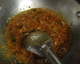 A picture of step 5 of Fansachi bhaji.