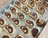 A picture of step 7 of Pinwheel Cookies 😍😍.