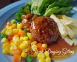 Foto langkah ke 4 dari resep Steak Daging Giling.