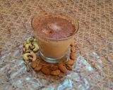 A picture of step 2 of Cocoa Thandai.