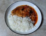 Une image de l'étape 7 de Ailerons de dinde à la tomate 🍅 et riz au beurre 🍚🧈.