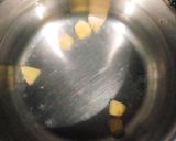 A picture of step 1 of Ginger and Mint Qahwa.