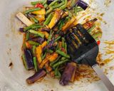 Foto langkah ke 2 dari resep Tumis Kacang Panjang Terong.