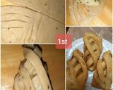 A picture of step 4 of 5 potato snacks with one recipe.