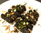 A picture of step 6 of Vietnamese Beef Wrapped in Betel Leaves! (Bò Lá Lốt).