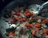 A picture of step 2 of Ghee veg upma.