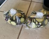 A picture of step 2 of Pickled eggplants (with miso and mustard).