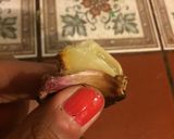 Foto del paso 10 de la receta: Asado con ensalada de verdes, ensalada de cebollas ahumadas, papas al fuego y pasta de ajo 