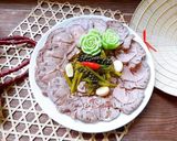 Hình bước làm 2 của món Bắp bò ngâm mắm