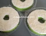 Foto langkah ke 6 dari resep Bolu pandan kukus 2 telur.