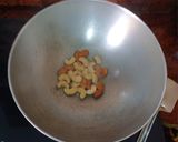 A picture of step 1 of Suji Halwa (Semolina Halwa).