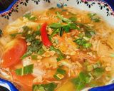Hình bước làm 3 của món Canh chua tôm