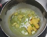A picture of step 3 of Green Curry Chicken in Young Coconut.