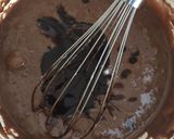 Foto langkah ke 4 dari resep Fudgy brownies sekat coklat.