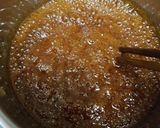 A picture of step 3 of Easy No-Bake, No-Steam Caramel Flan.