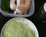 Hình bước làm 2 của món Nộm bưởi