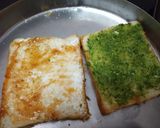 A picture of step 1 of Cheese masala toast sandwich.