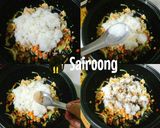 รูปขั้นตอนการทำที่ 4 ของ ข้าวผัดไข่ใส่ซีอิ้วดำ