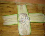Foto del paso 5 de la receta: Raviolis de calabacín rellenos de setas