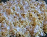 Rakott brokkolis csirke tésztával recept fázis 9 fotója