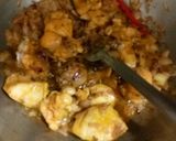 A picture of step 2 of Chicken curry for new learners.