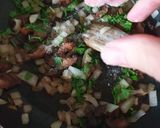 Siitake gombás omlett recept fázis 3 fotója
