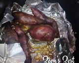 A picture of step 4 of Air Fryer Roasted Sweet Potatoes.