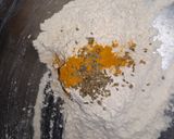 A picture of step 6 of Colourful nutri wraps.