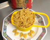 A picture of step 1 of Desi Style Masala Pasta.