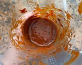 A picture of step 2 of Pambazos with Chicken Tinga.