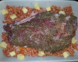 A picture of step 5 of Roast Leg of Lamb.