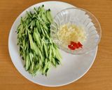 涼拌蒜味小黃瓜豆腐的食譜步驟2照片