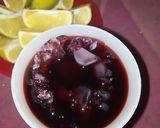 A picture of step 1 of Hibiscus drink(zobo).