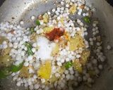 A picture of step 4 of Sabudana Khichdi.