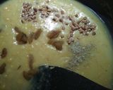 A picture of step 3 of Besan Halwa Samose.