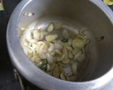 A picture of step 4 of Green Pea and Mushroom ki Sabji.