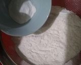 A picture of step 3 of Orange Marble Swiss Roll.