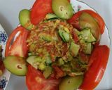 Foto del paso 2 de la receta: Arroz acompañado de Rica ensalada con verduras