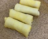 Foto langkah ke 4 dari resep Roti Sosis Goreng - Mudah hanya 3 bahan.