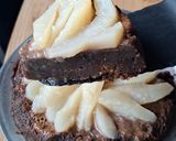 Une image de l'étape 3 de Moelleux chocolat, poires.