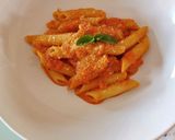 Foto del passaggio 6 della ricetta Penne con crema di peperoni e 'nduja 🌷