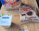 Une image de l'étape 1 de Biscuits pommes chocolat.