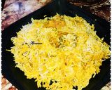 A picture of step 1 of Mutton dum biryani & salad.