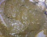 A picture of step 3 of Palak paneer.
